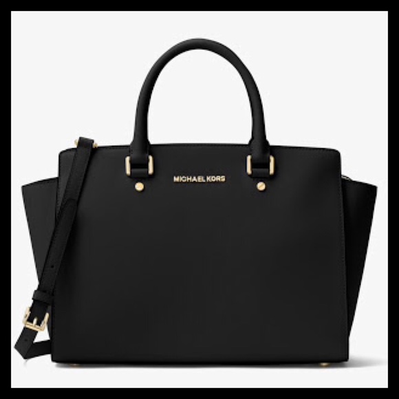 Michael Kors Selma Large Satchel 3D Floral Strap - Picture 2 of 13